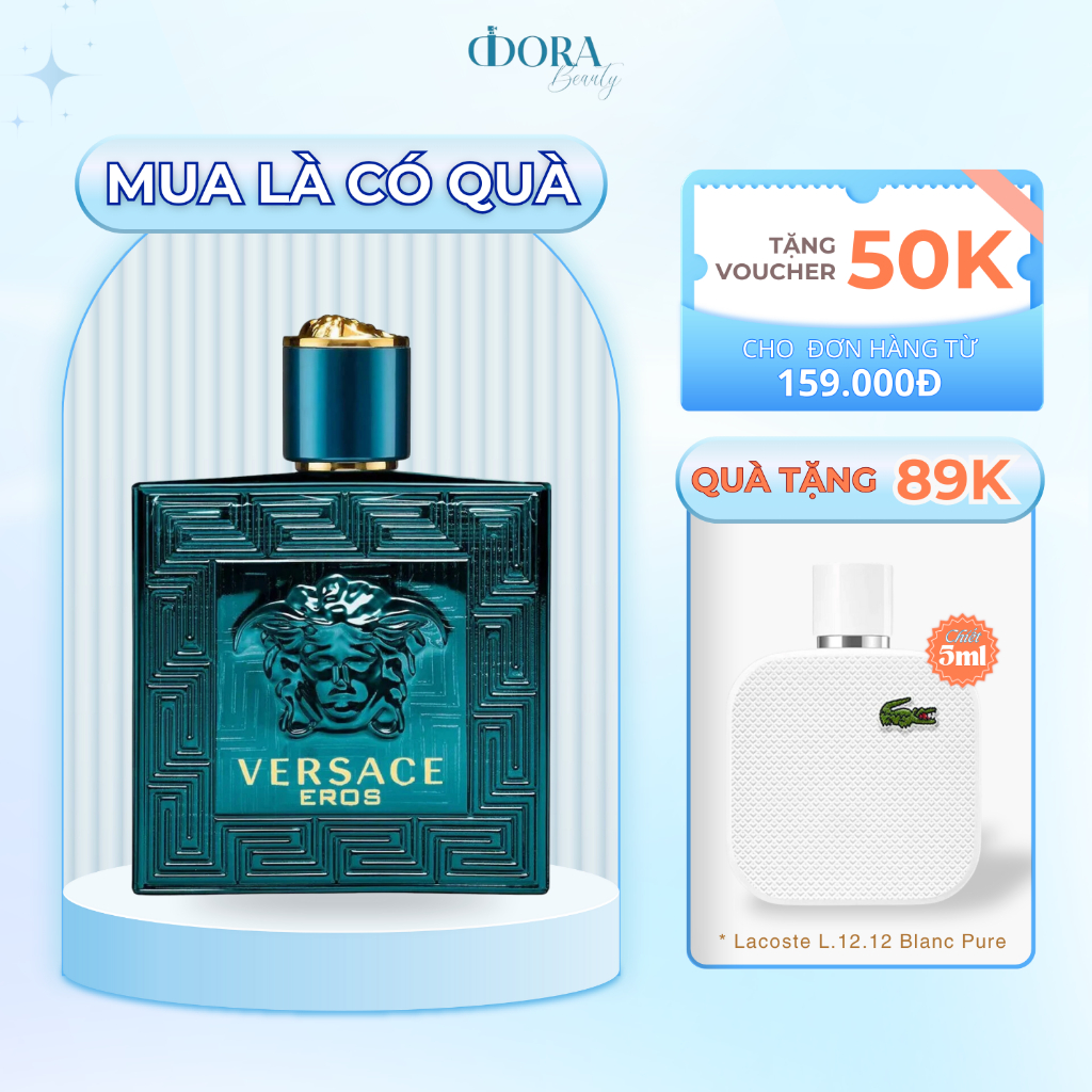 Nước hoa chiết 10ml nam Versace Eros EDP chính hãng Hương thơm quyến rũ nam tính - Dorabeauty