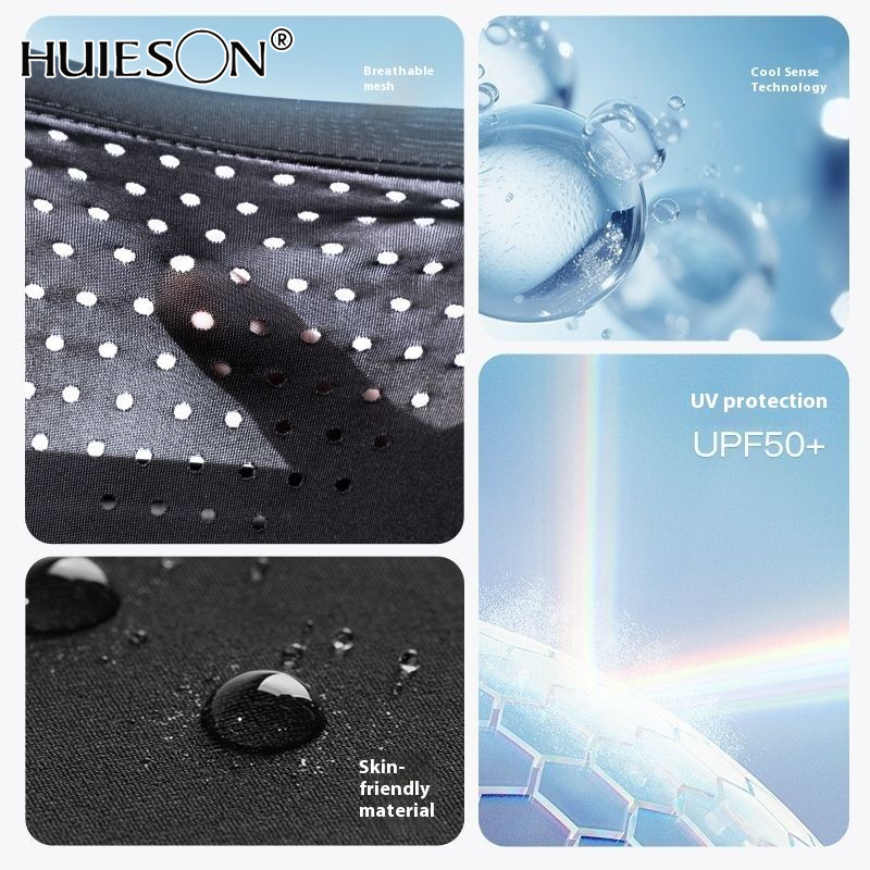 Breathable Mesh Ice Silk UPF50+ UV Protection Cooling Technology Fabric