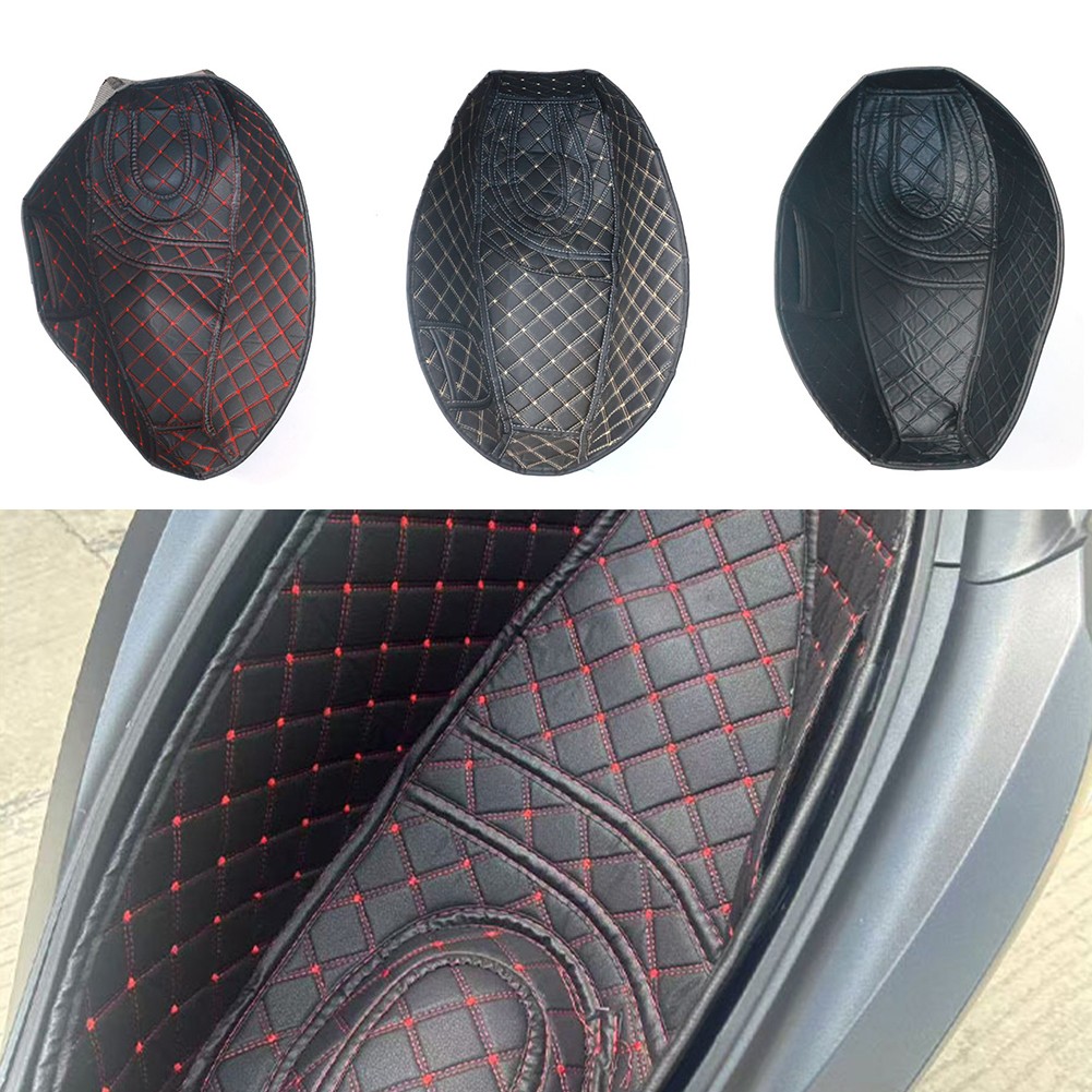 【Tự động thời trang】 lót đệm yên xe máy cho Honda pcx160 adv160 chất liệu PU màu đen