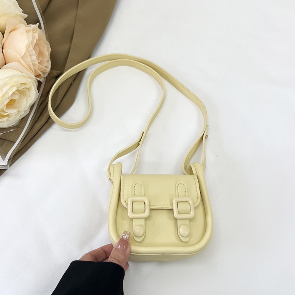 HERWK Màu kẹo Túi yên mini Thanh lịch Da PU Túi vuông nhỏ Túi đeo chéo tiếng Pháp Túi đựng son môi Phụ nữ - 3