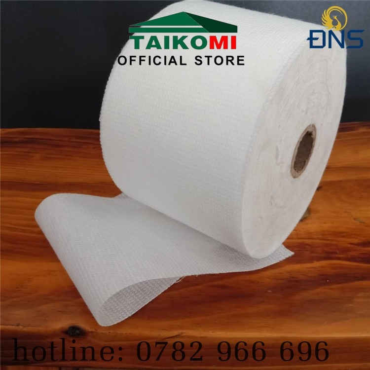 Màng Polyester phủ chống thấm, vải Polyester gia cố chống thấm mái nhà, sàn nhà, khe nứt bản rộng 10cm