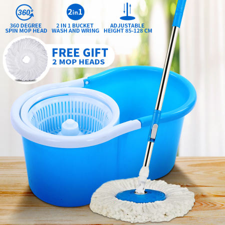 360° Rotating Magic Spin Mop Set with Tornado Bucket