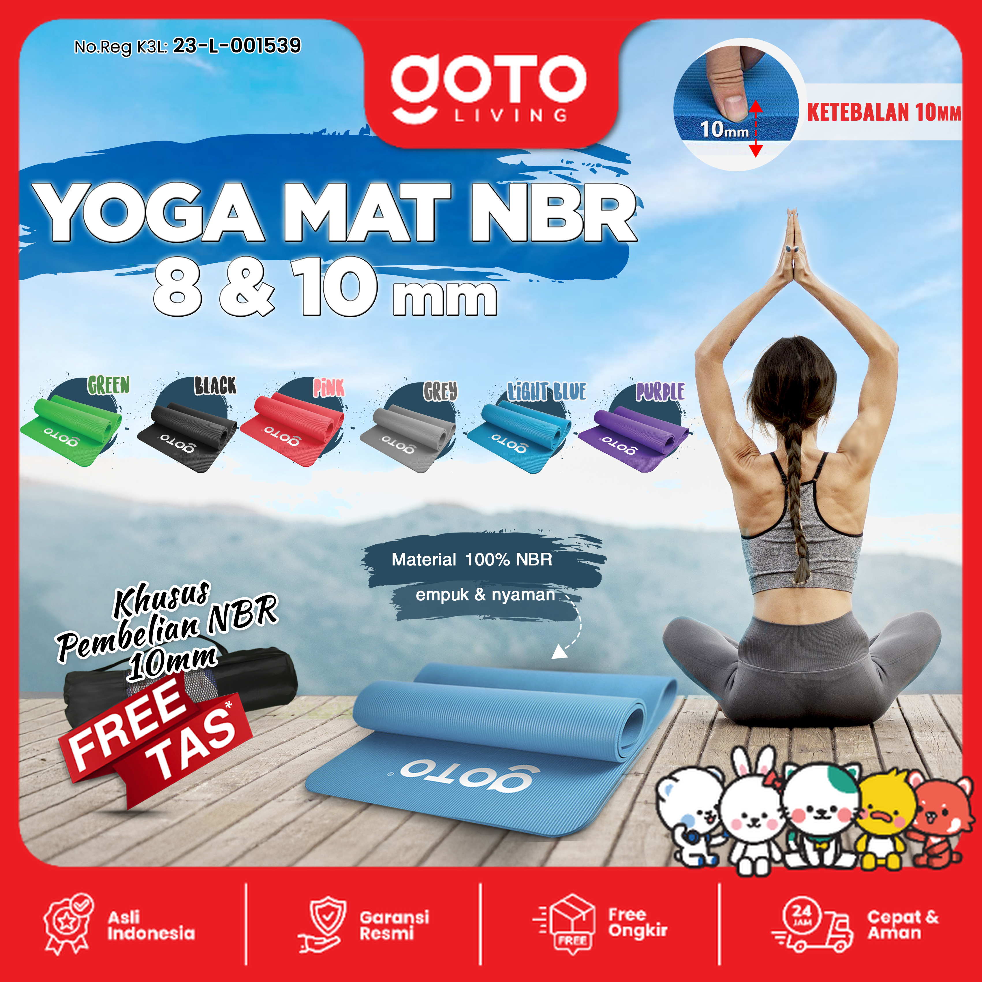 Beli Matras Yoga Reebok Online Harga Terbaik Lazada Indonesia