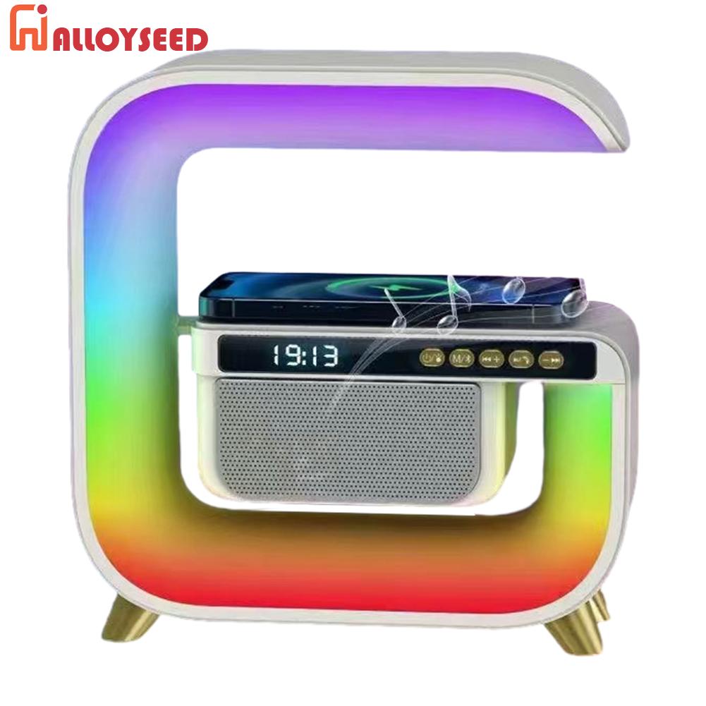 Multifunctional Speaker Alarm Clock Smart Speaker Colorful Night Light