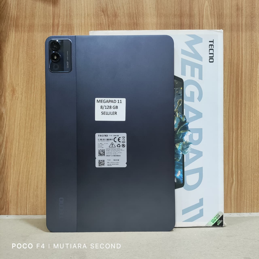 Tecno Megapad 11 Ram 8GB Rom 128GB Second Original Harga 2,080,999 rupiah*Gratis Ongkir