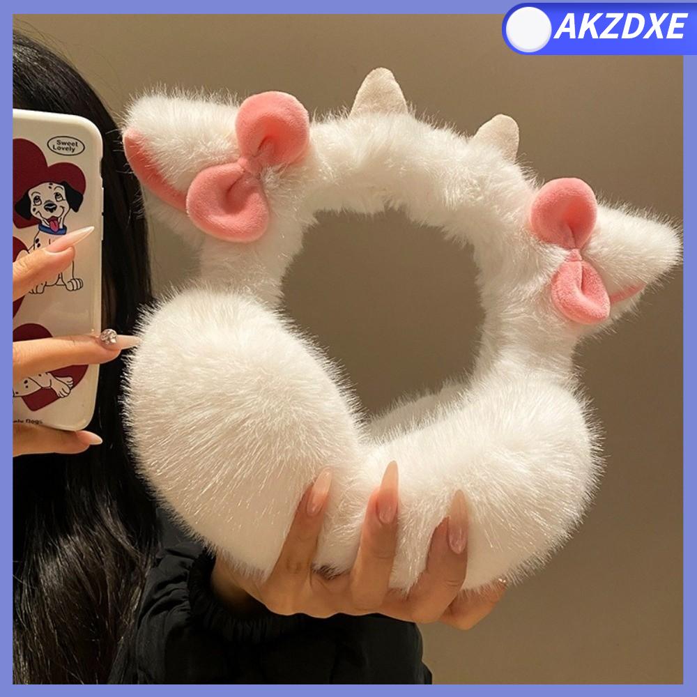 AKZDXE Chống gió Bịt tai bằng lông mềm Dày hơn Chống lạnh Băng đô bảo vệ tai Dễ thương Giữ ấm Bịt tai Mùa đông