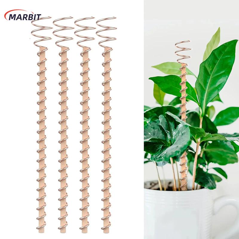 MARBIT เสาอากาศทองแดงสำหรับทำสวนแบบ1 4แพ็ค-ลวดทองแดงบริสุทธิ์เสาสวนทองแดงสำหรับปลูกพืช (12นิ้ว) ราคา 194 บาท*ส่งฟรี