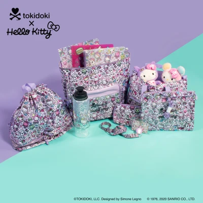 Tokidoki x Hello kitty Lavender Lush ~ Option: Backpack, Cosmetic pouch #tkdk