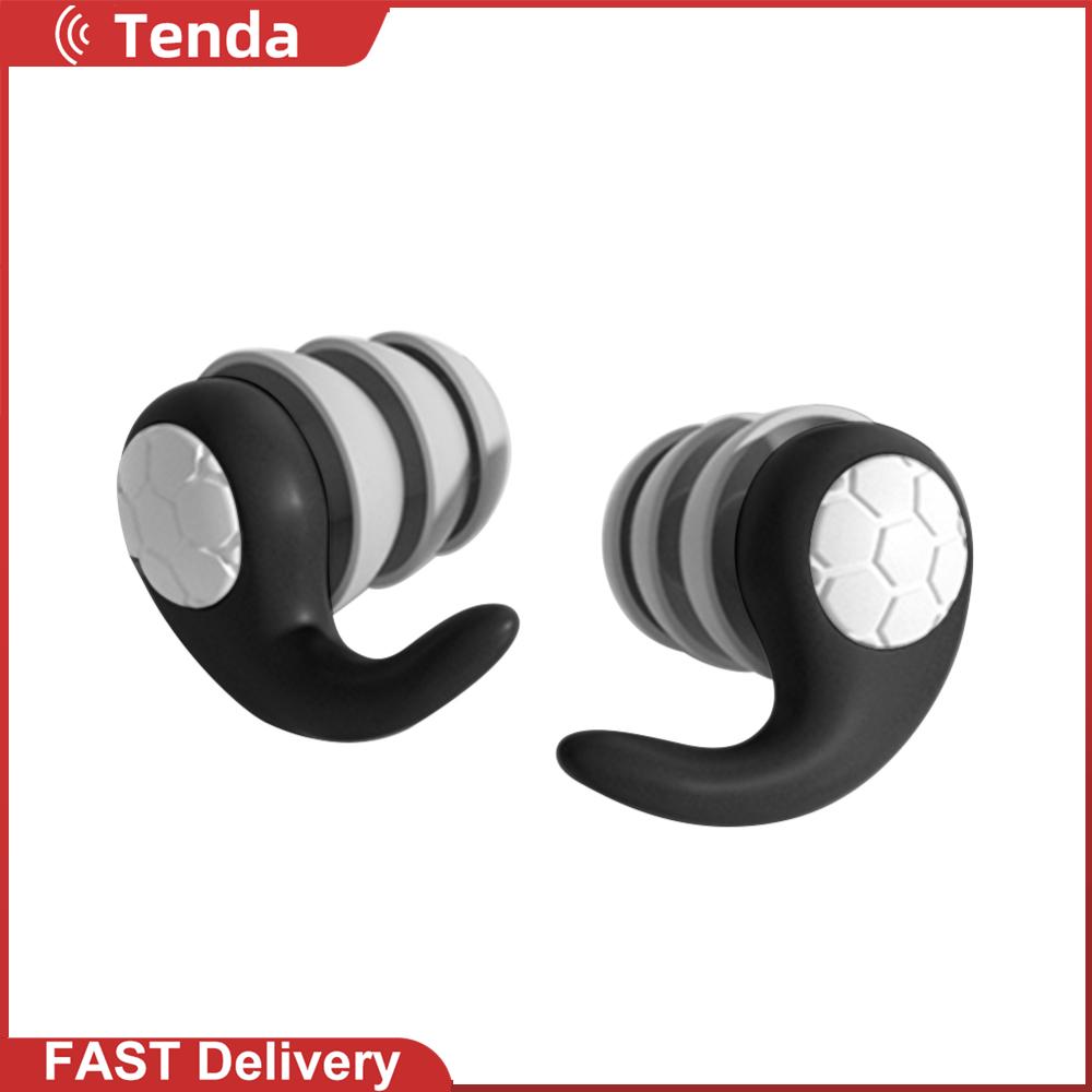 1 Pair Silicone Ear Protector Waterproof 3 Layers Sleep Noise Ear Plug
