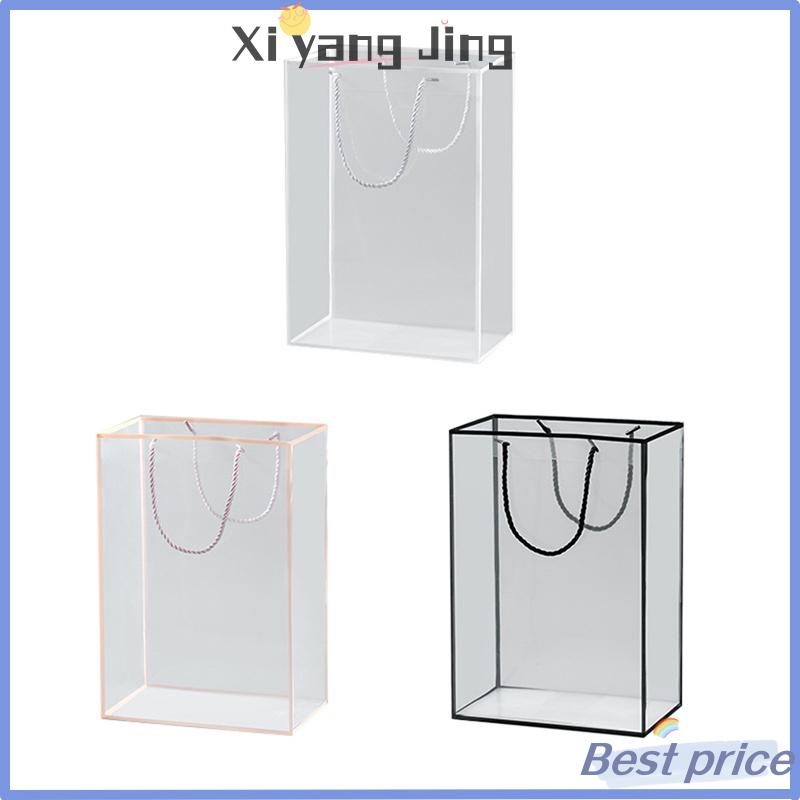 XYJ Flash Sale Home Túi xách quà tặng hoa PVC trong suốt túi đóng gói hoa chống nước trang trí quà tặng