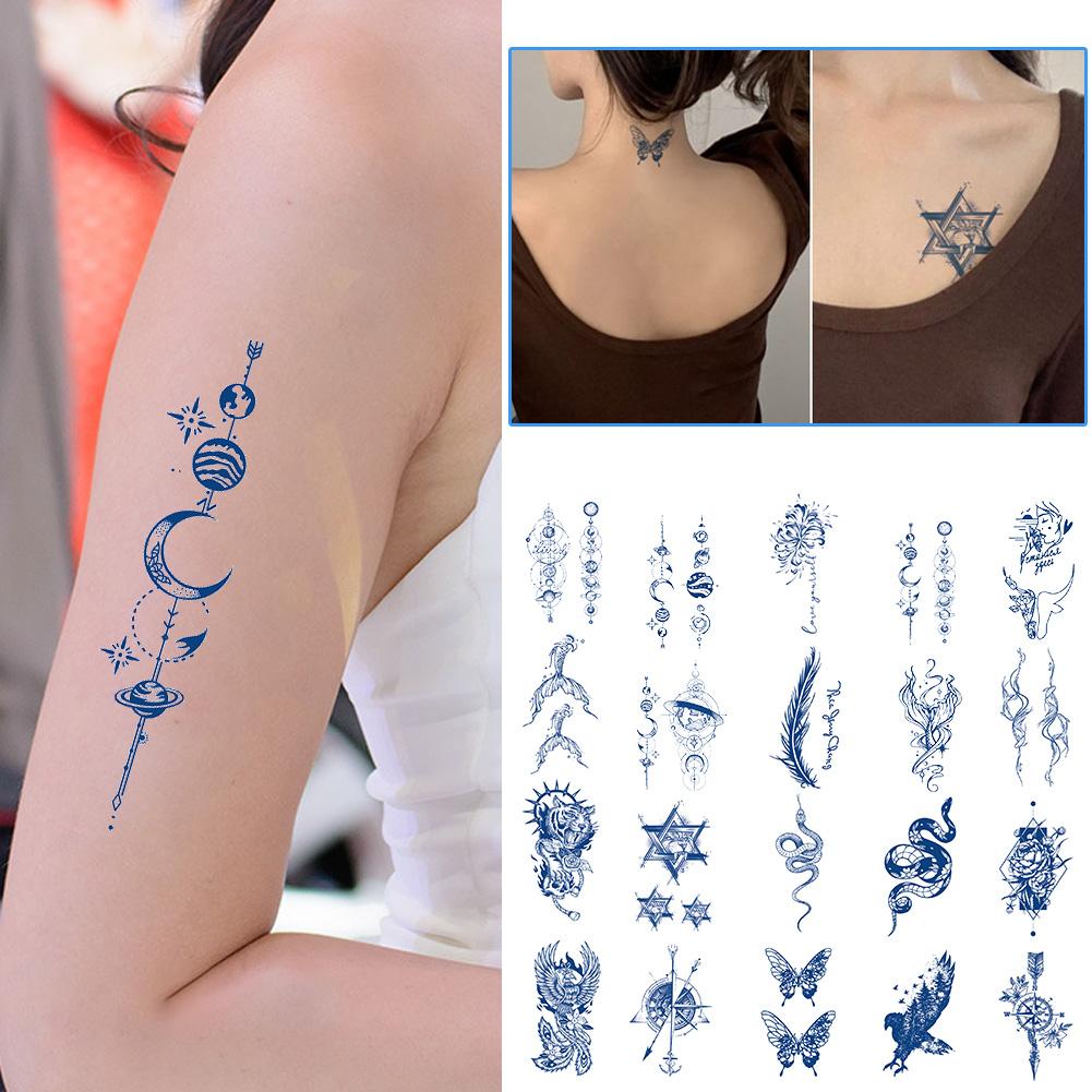 Nước Trái Cây Hình Xăm Dán 15 ngày tạm thời không thấm 15 xăm cùng hình nước ngày xăm ma hình cuối Henna dán thuật F8P1