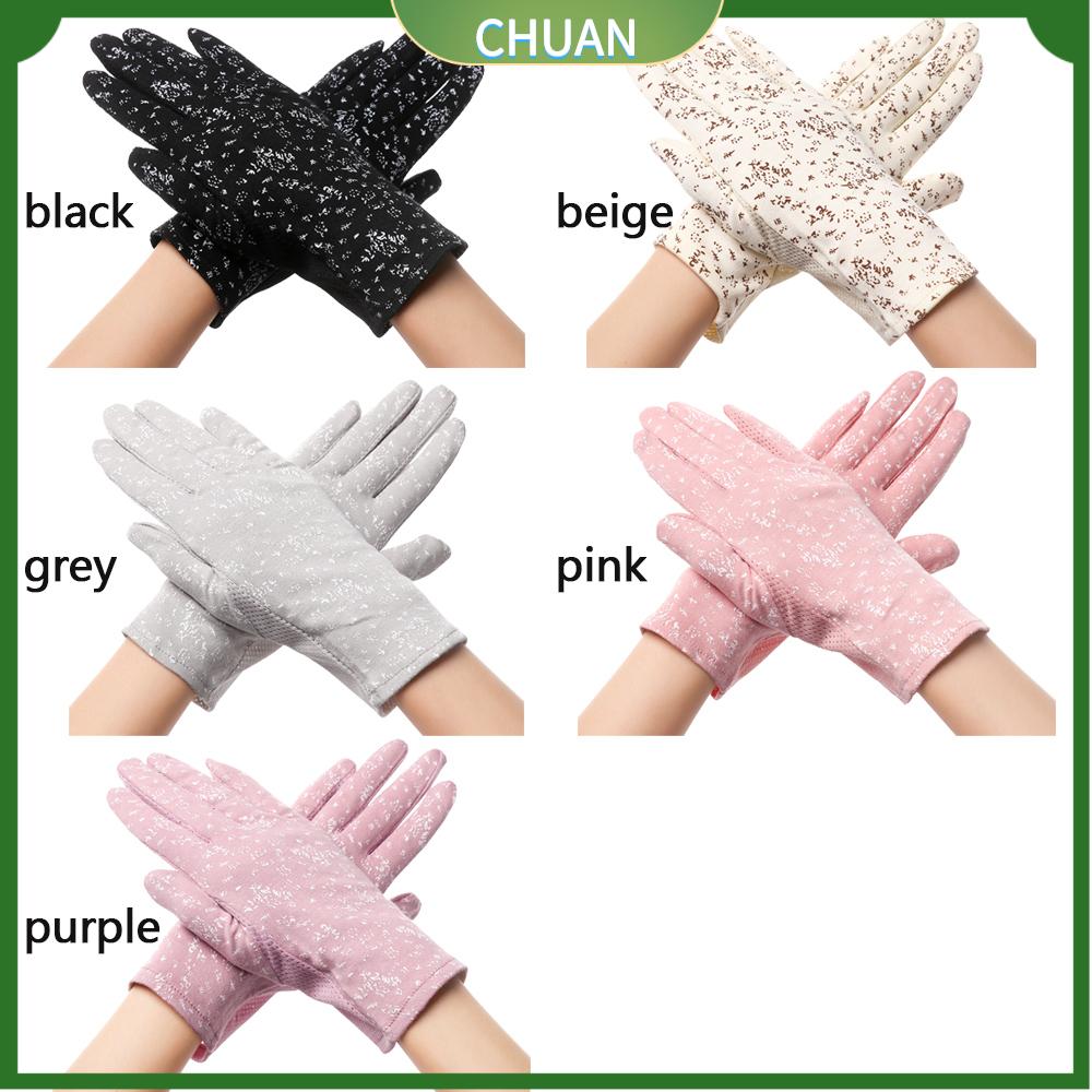 Găng Tay Chống Nắng Cho Nữ 1 Đôi Găng Tay Chống Nắng Thoáng Khí Chống Trơn Trượt Găng Tay Chống Tia UV Mùa Hè Cho Nữ Găng Tay Chống Nắng Găng Lái Xe Có Màn Hình Cảm Ứng Găng Tay Hoa Chống Trượt