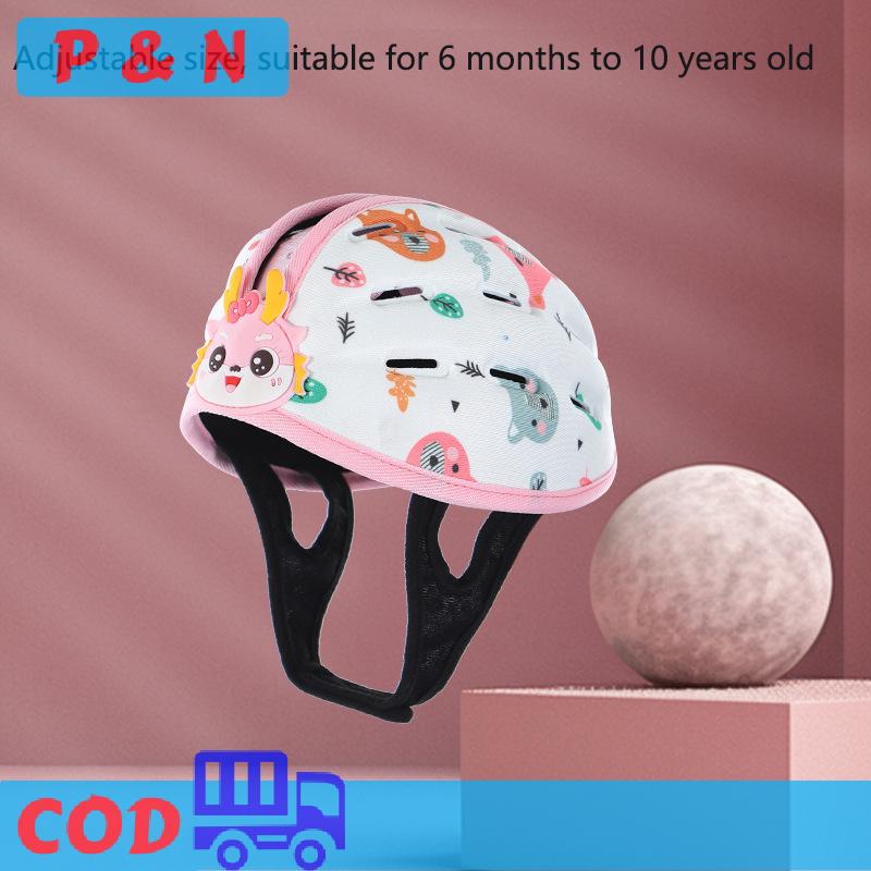 P&N 1 chiếc mũ an toàn cho bé đi bộ học tập đi bộ có thể điều chỉnh thoáng khí bảo vệ đầu chống rơi Mũ bảo vệ trẻ sơ sinh