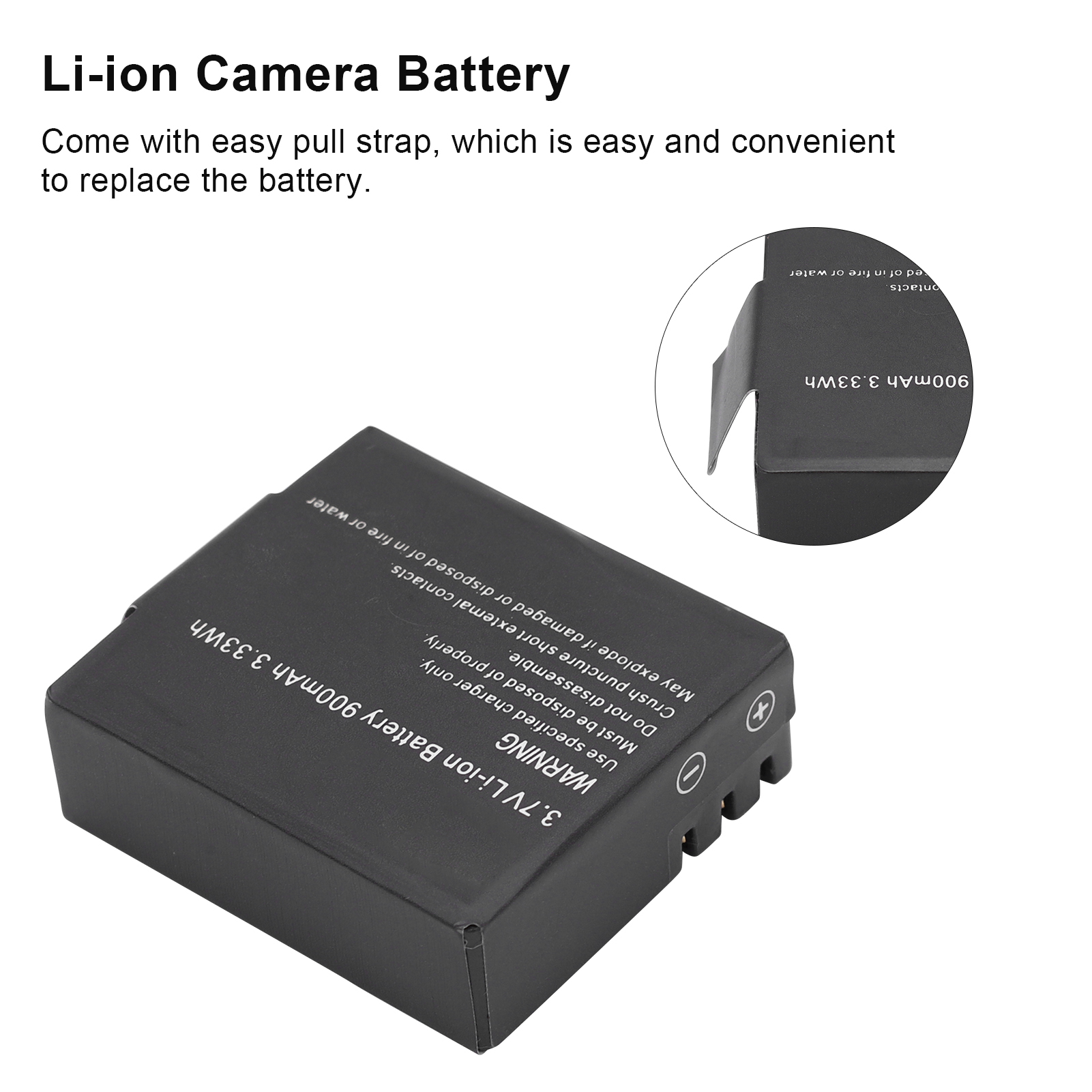 Pin Camera thể thao pin dung lượng 900mAh cho máy ảnh SJ5000 cho máy ảnh SJ4000 cho máy ảnh SJCAM cho máy ảnh M10