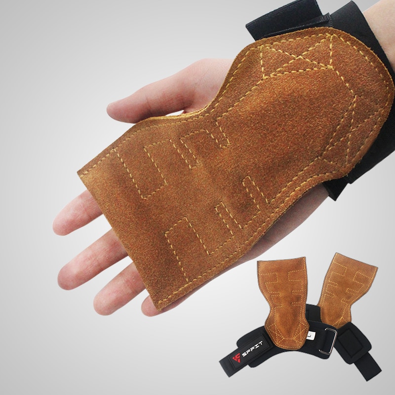 Gym Workout Gloves Fitness Leather Palm Grip Anti-Skid Hand Grip Crossfit Dumbbell Weight Lifting Palm Protector