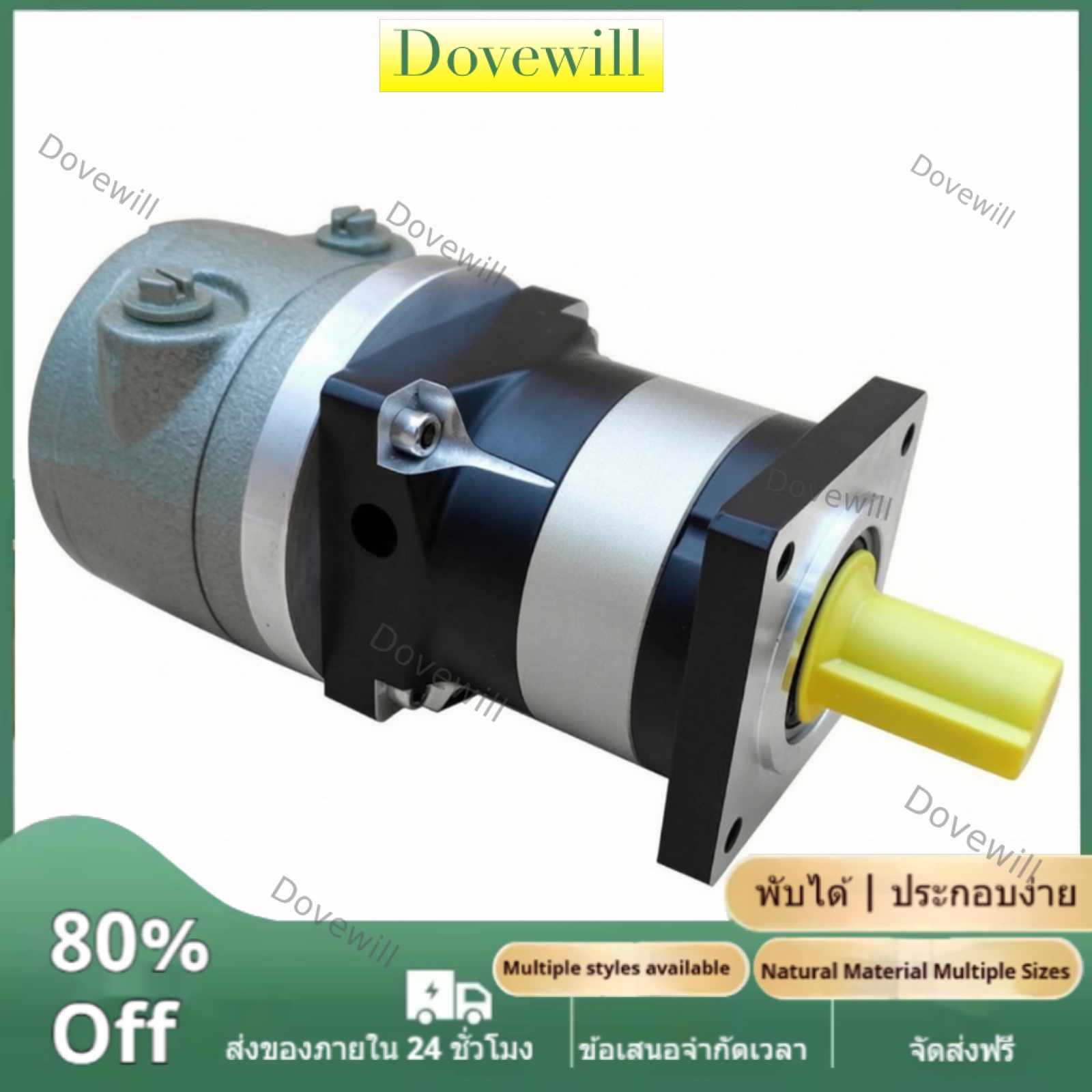 อุปกรณ์และชิ้นส่วนยานยนต์ Dovewill มอเตอร์นิวแมติกสูง พร้อมกระปุกเกียร์ลดดาวเคราะห์ มอเตอร์เกียร์แบบนิวแมติกแบบปรับความเร็วได้ ขนาดกะทัดรัดแบบพลิกกลับได้สำหรับเครื่องจักรอุตสาหกรรม ตัวกระตุ้น
