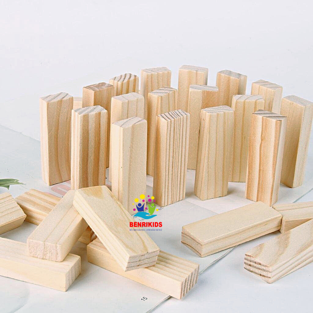 100 wooden puzzle + wooden draw + Domino-nice looking, 7.5 2.5 1.5cm