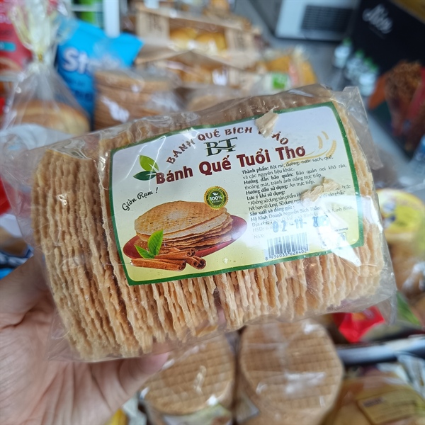 Bánh quế tuổi thơ giòn rụm