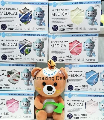 Mico Medical Kids Mask 50pcs (Ready Stocks) (*BUNDEL DEAL DISCOUNT*)