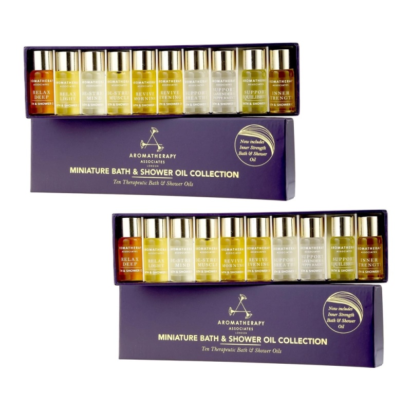 Buy 2 SETS Aromatherapy Associates Miniature Bath & Shower Oil Collection 10 x 3ml - intl Singapore