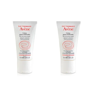 2 X Avene Skin Recovery Cream 50ml for Hypersensitive Irritable Allergic Skin - intl