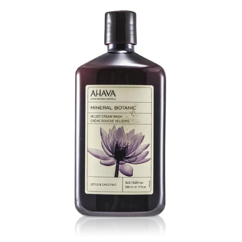 Buy Ahava Mineral Botanic Velvet Cream Wash Lotus Flower & Chestnut Sensitive Skin 500ml Singapore