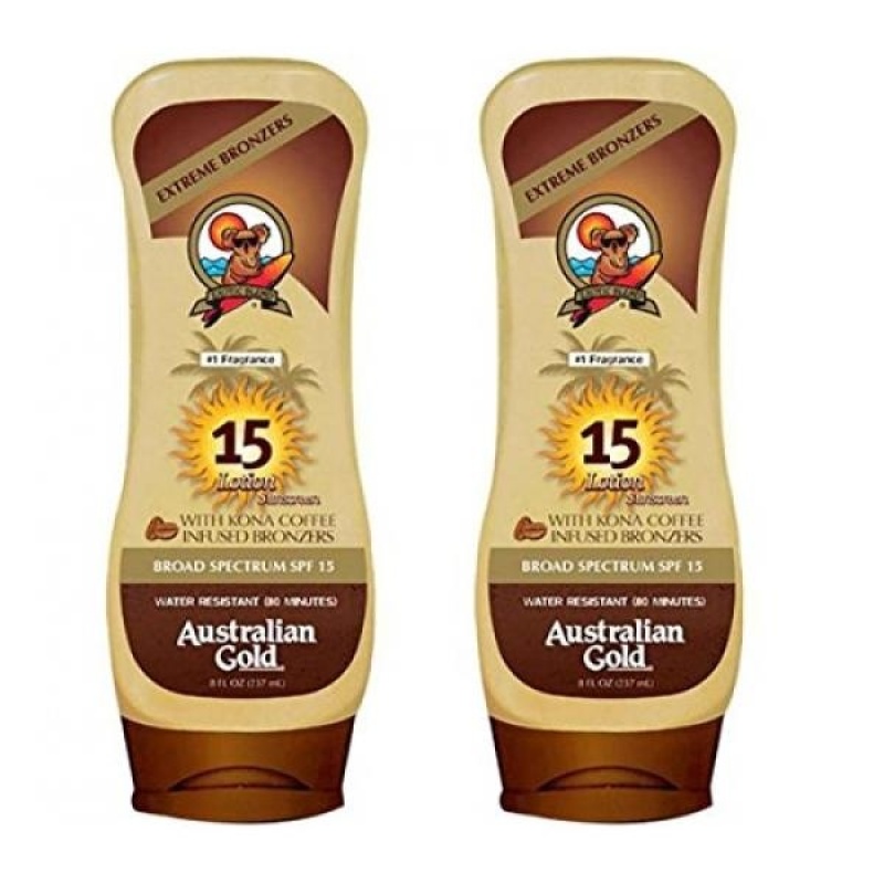 Buy Australian Gold Spf 15 Broad Spectrum Moisture Max Sunscreen Lotion with Kona Bronzers, 8 Ounce - intl Singapore