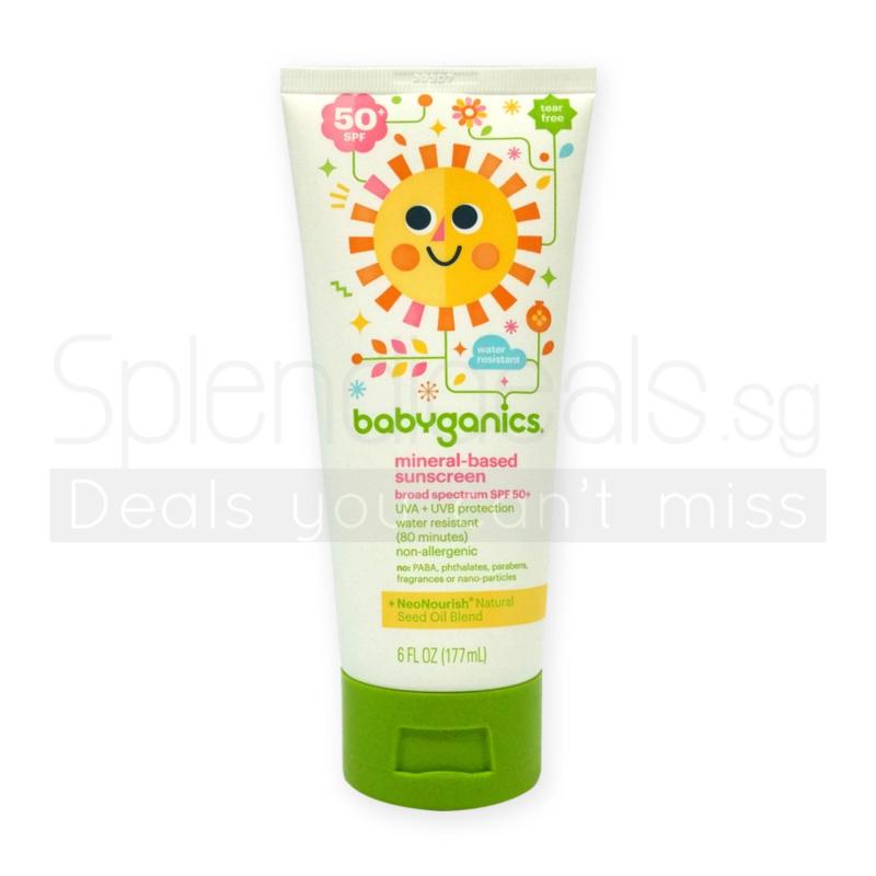 Buy (Pack of 2) Babyganics Mineral Based Sunscreen SPF 50+ 177ml - 2108 Singapore