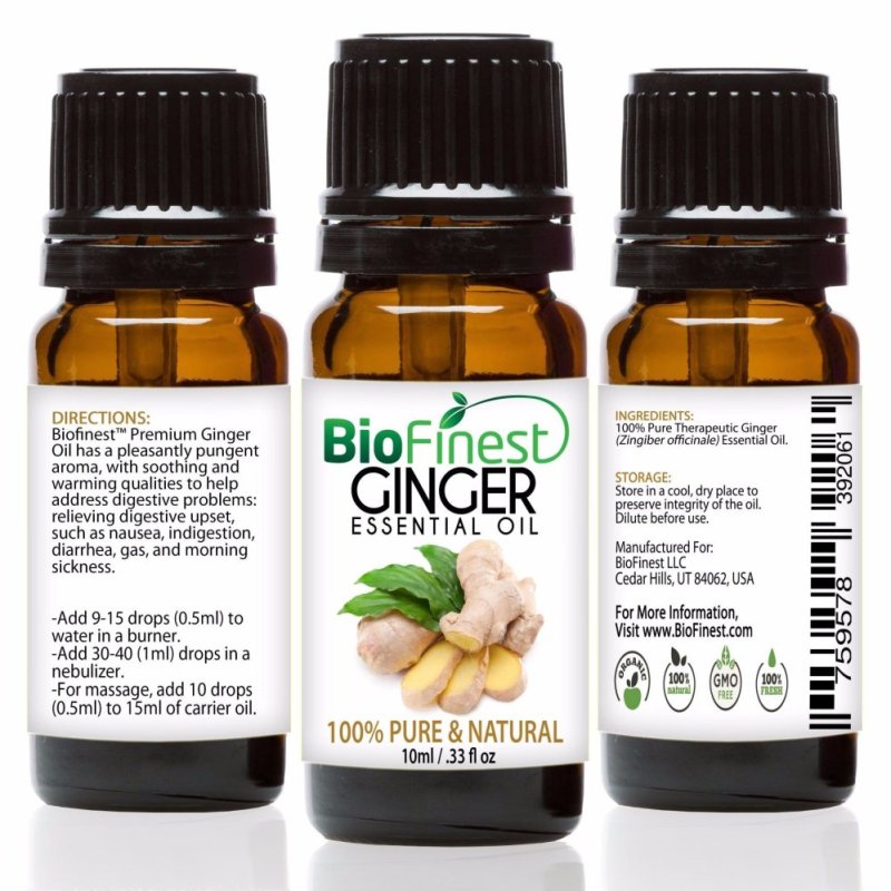 Buy Biofinest Ginger Essential Oil (100% Pure Therapeutic Grade) 10ml Singapore