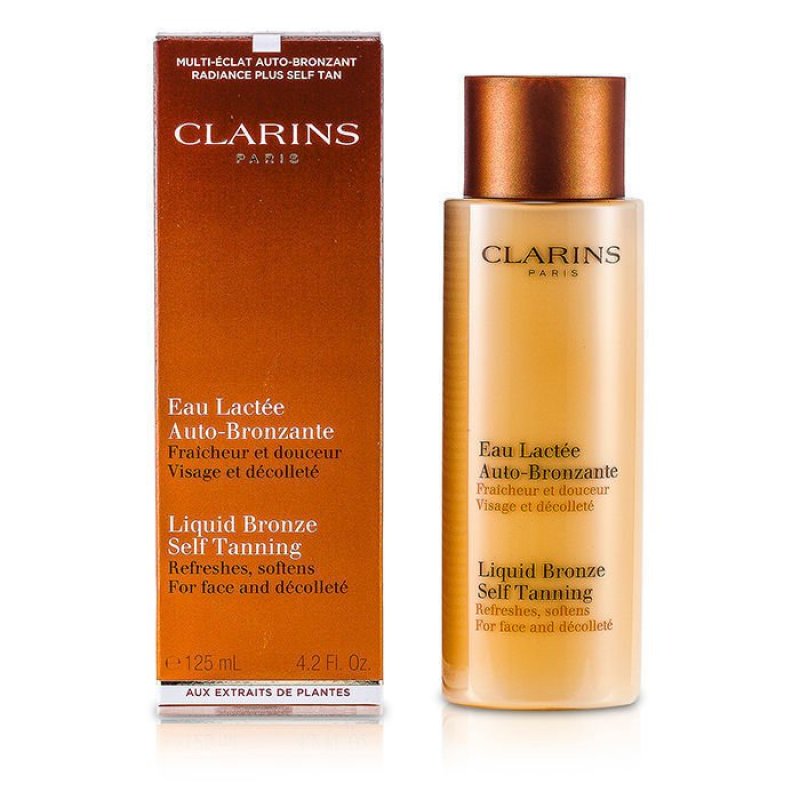 Buy Clarins Liquid Bronze Self Tanning (Face & Decollete) 125ml/4.2oz - intl Singapore