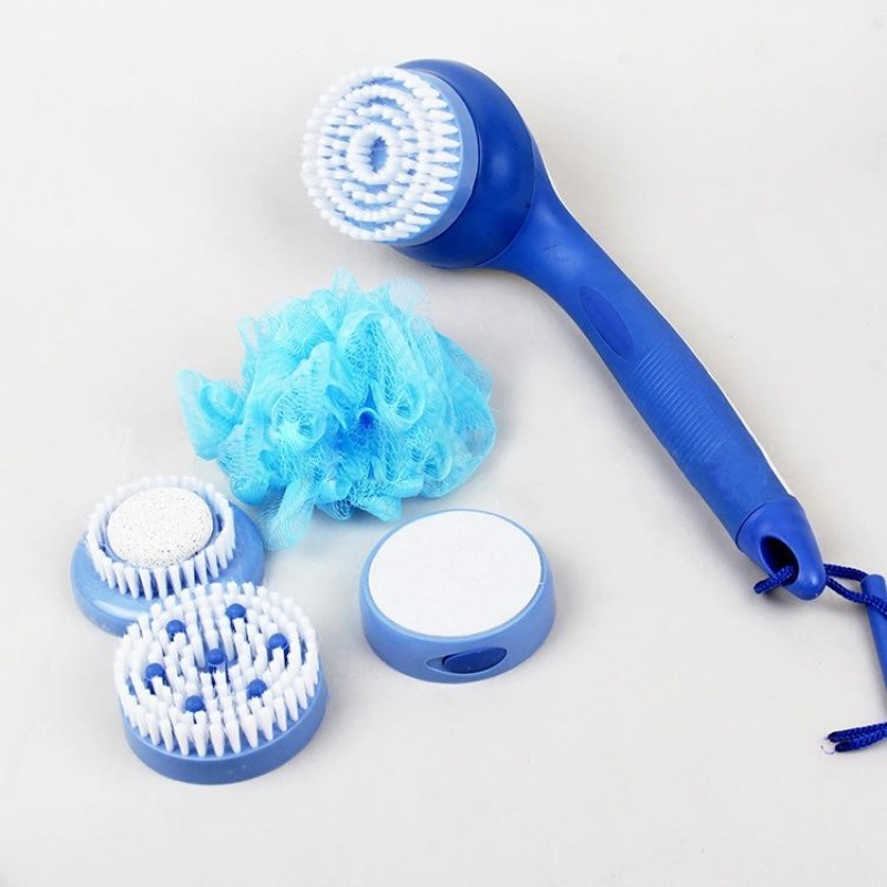 Buy DOTEC Long Handle Soft Hair Bath Brush Scrub Skin Massage Health Care Shower Rubbing Brush -Blue - intl Singapore