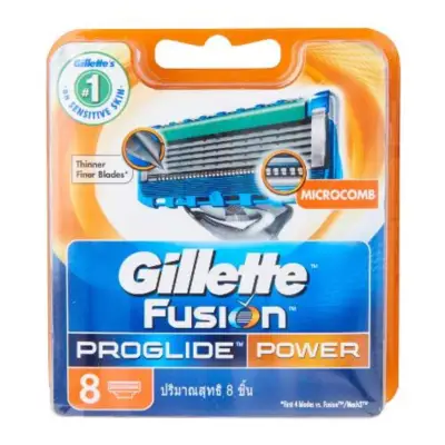 Gillette Fusion Proglide Power Cart 8's