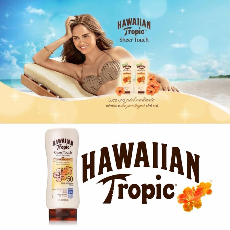 Buy Hawaiian Tropic Sunscreen Sheer Touch Broad Spectrum Sun Care Sunscreen Lotion SPF 50 236ml(Pack of 2) - intl Singapore