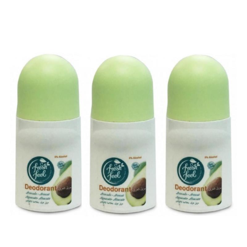 Buy NELLY FRESH FEEL DEO AVOCADO 75ML X 3 QTY Singapore
