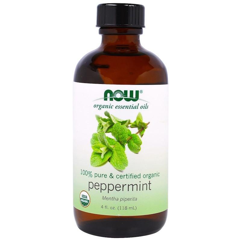Buy Now Foods, Organic Essential Oils, Peppermint, 4 fl oz (118 ml) Singapore
