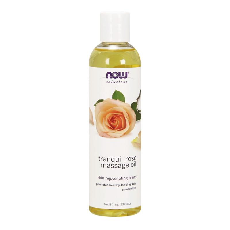 Buy Now Foods Tranquil Rose Massage Oil 8 fl oz (237 ml) Singapore