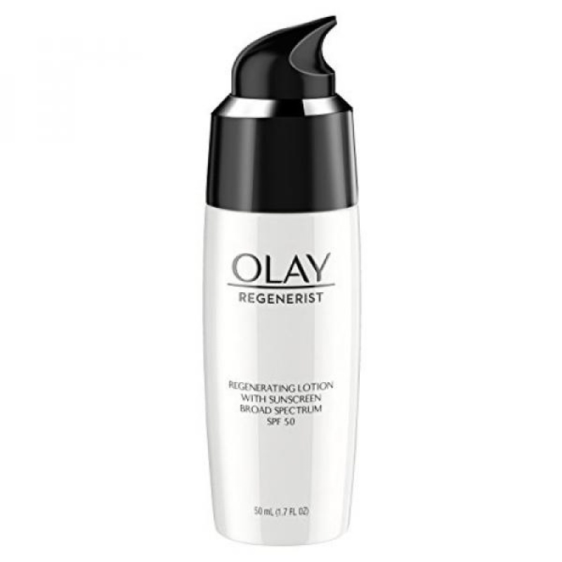 Buy Olay Regenerist Regenerating Face Lotion With Sunscreen Broad Spectrum SPF 50, 1.7 Fl Oz, Packaging May Vary - intl Singapore