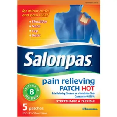 SALONPAS Pain Relieving Patch HOT 5s
