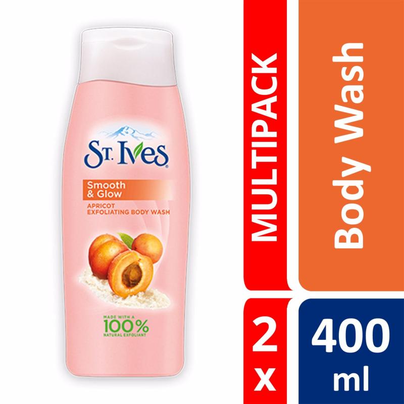 Buy St Ives Body Wash Exfoliating Apricot 400ml X 2 Singapore