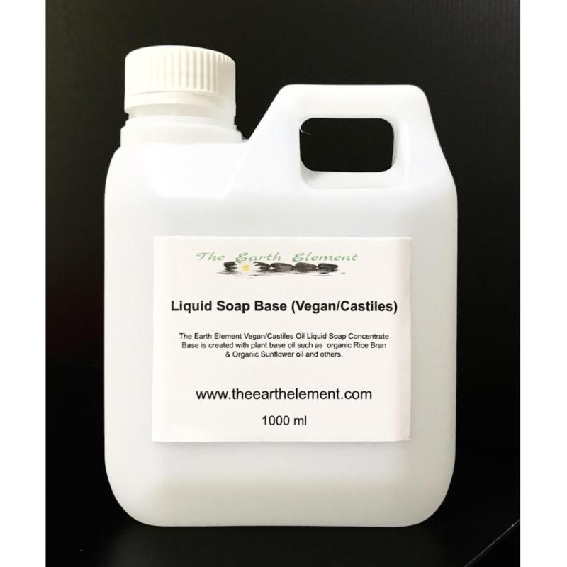 Buy The Earth Element Castile Liquid Glycerine Soap Base (1L) Singapore