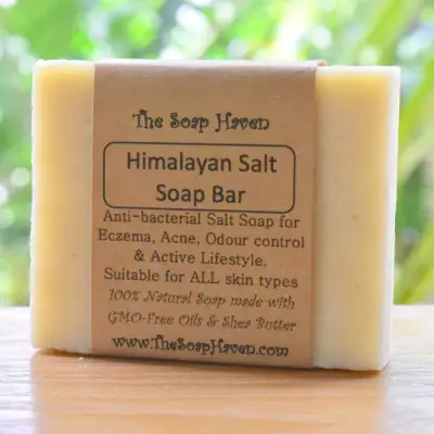 The Soap Haven Himalayan Salt Soap (Handmade, Naturally Anti-bacterial for Eczema, Odor-Control)
