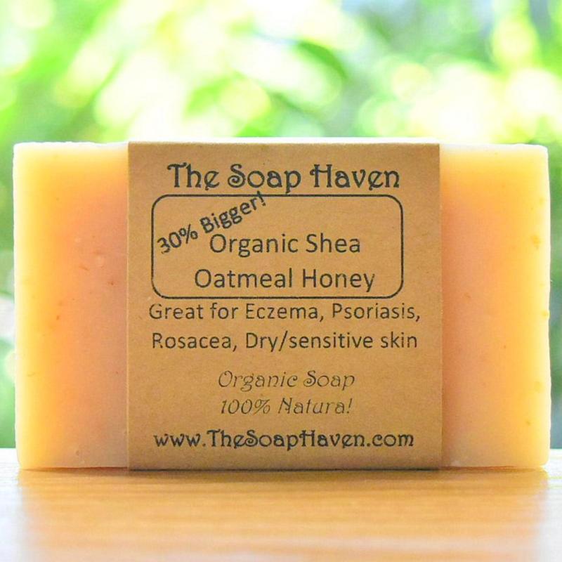 Buy The Soap Haven Organic Shea Oatmeal Honey (Handmade Soap Bar Great for Eczema, Psoriasis Treatment & Sensitive Skin) Singapore