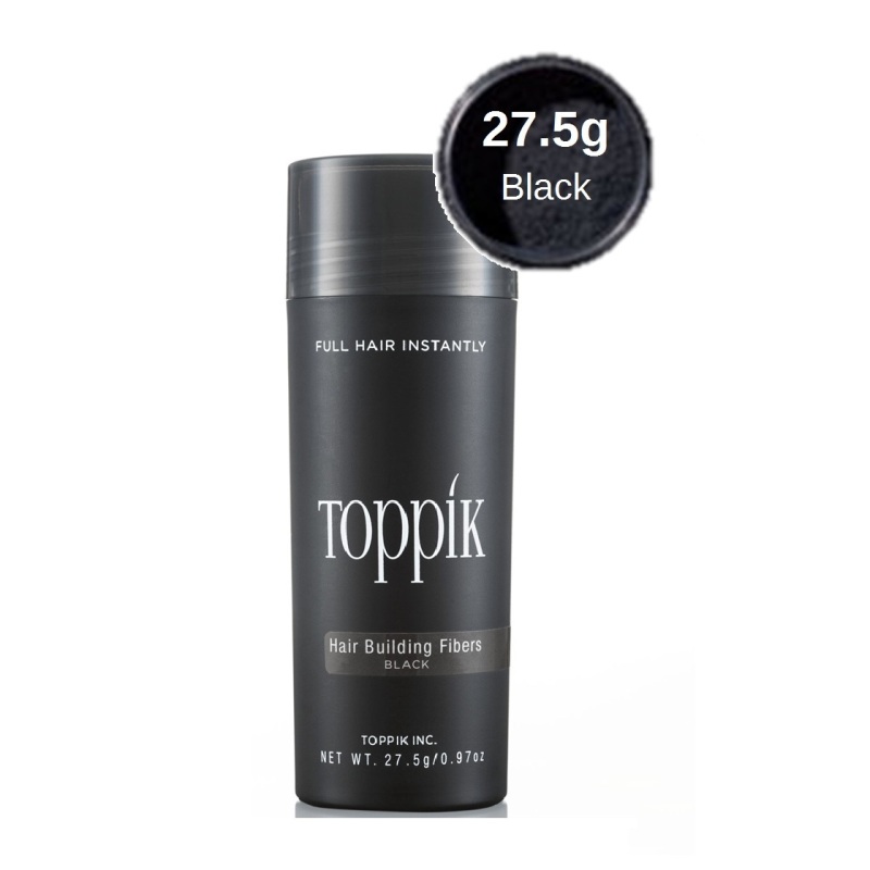 Buy Toppik Hair Buiding Fibers 27.5G (Hair Loss Concealer) To Thicken Hair Instantly - Black Singapore