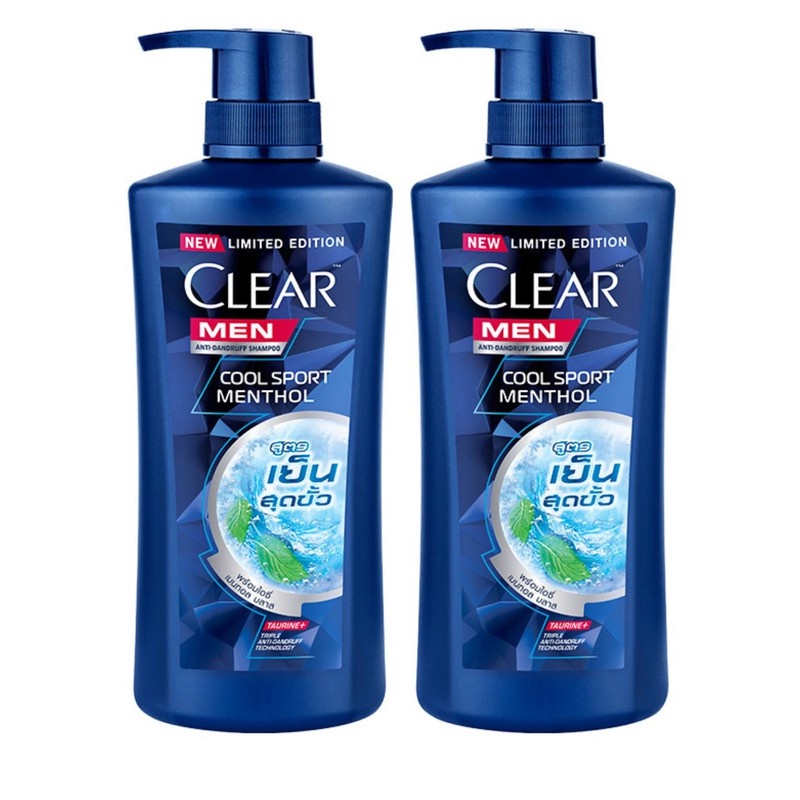 Dầu gội đầu clear men bạc hà thái lan 410ml - bx2482