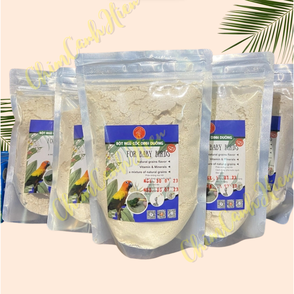  Bột ngũ cốc dinh dưỡng cho chim non chim vẹt non - 300GR 