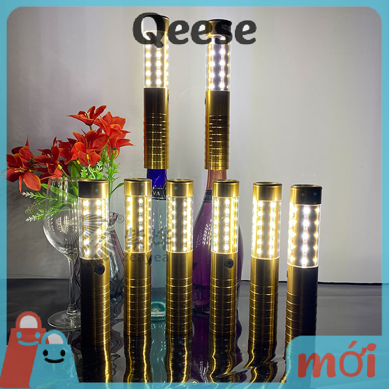 Qeese Đèn pin Led nhấp nháy cho dịch vụ chai rượu sâm banh VIP Đèn pin cầm tay