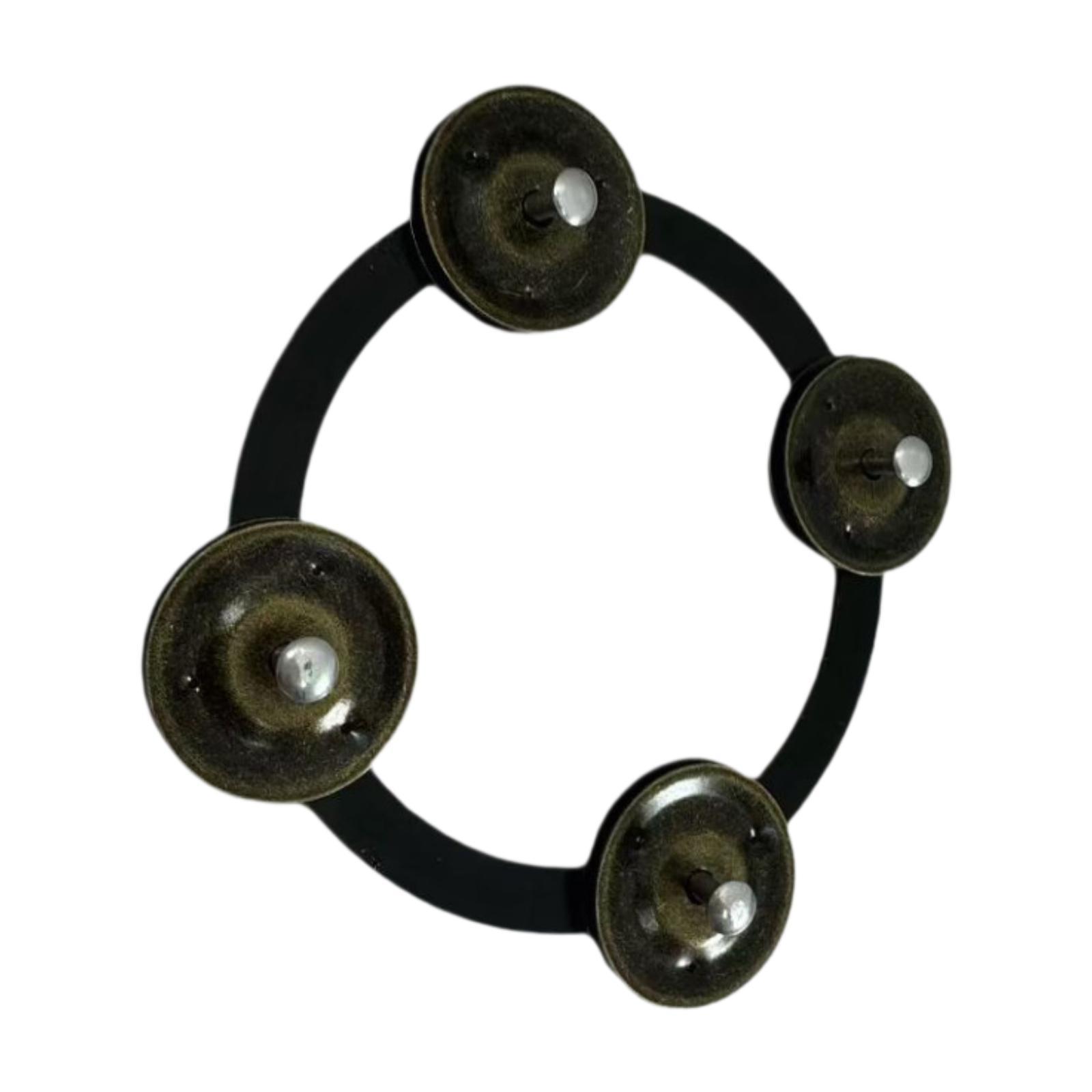 Lacooppia Cymbal Hi hat Tambourine âm thanh sáng với chuông