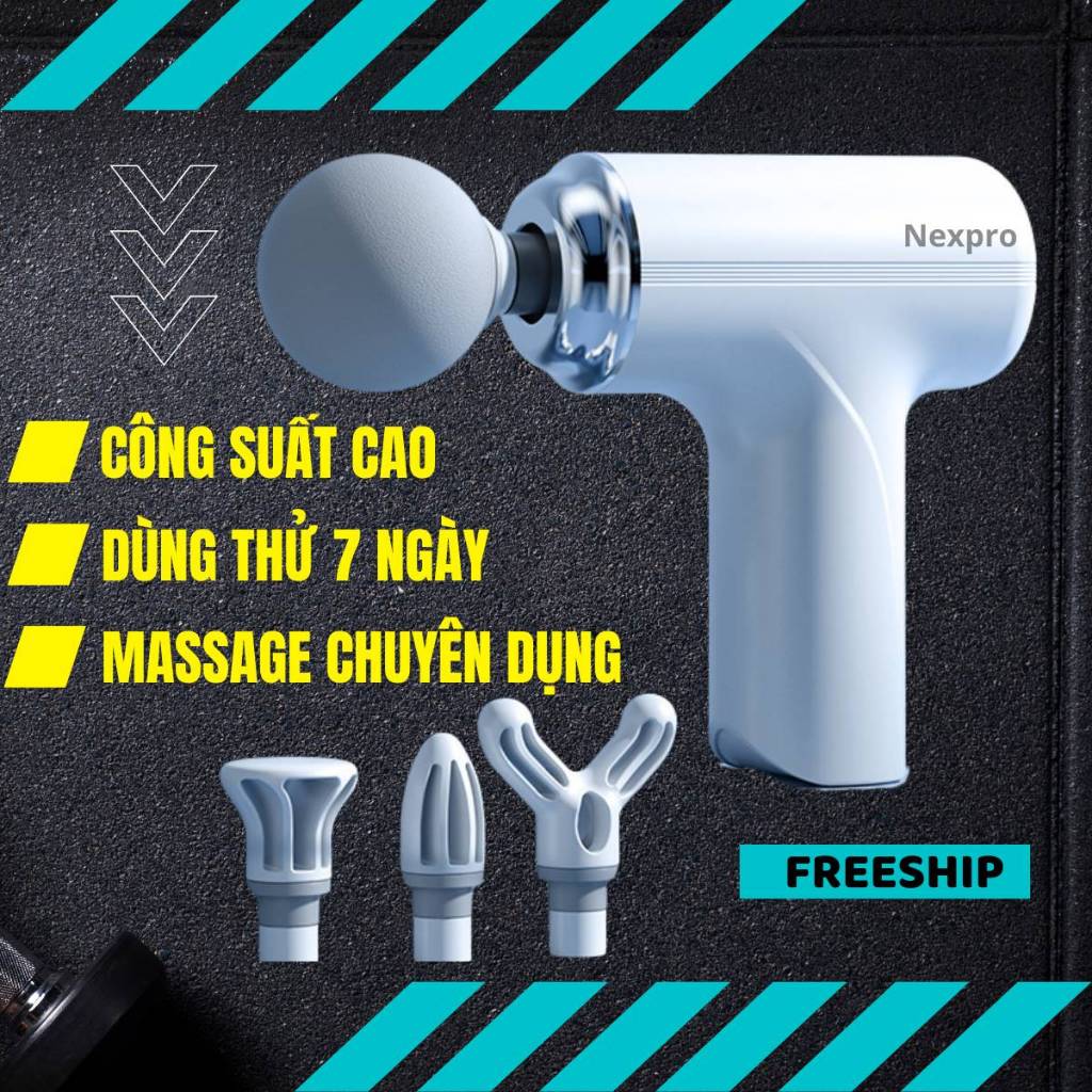 Máy massage cầm tay cao cấp , mát xa cơ vai gáy , mat xa toàn thân làm quà tặng - BẢO HÀNH 12 THÁNG