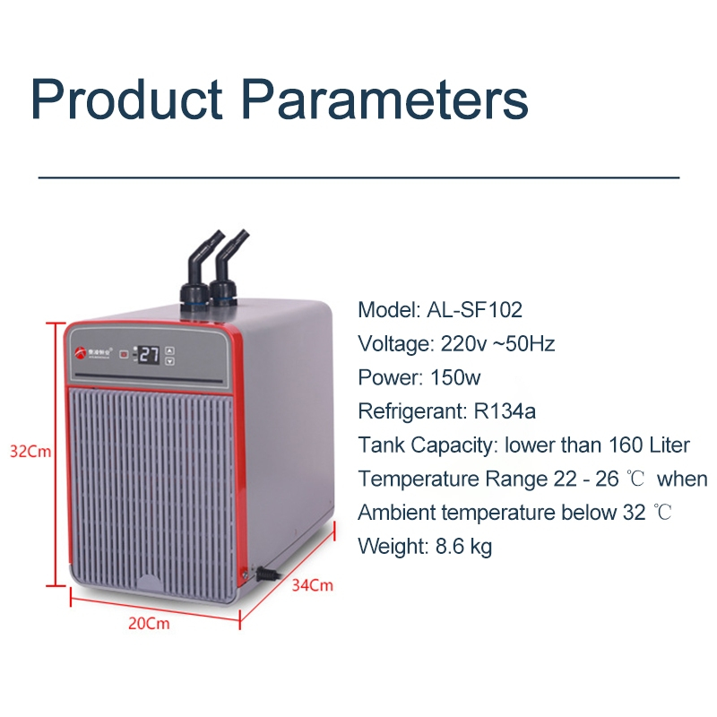 Chiller Aoling AL-SF102 Máy Làm Mát Hồ Cá Thuỷ Sinh Làm Lạnh Nước Cho Máy Y Tế Máy CNC