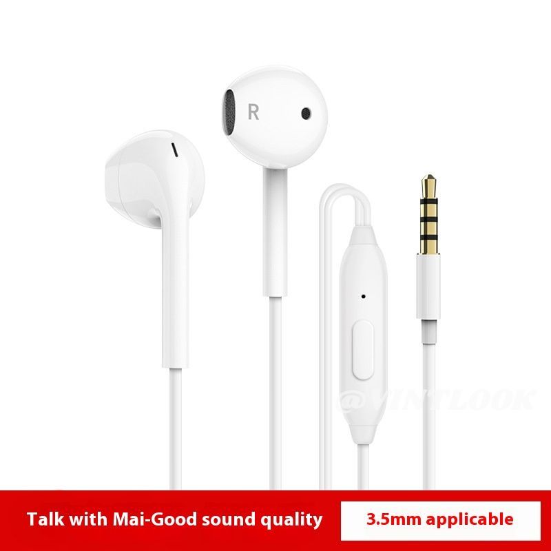 VINTLOOK High-Quality Wired Earphones with Microphone for Clear Calls and Music ราคา 18 บาท*ส่งฟรี